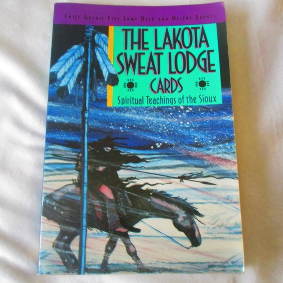 The Lakota Sweat Lodge Cards Guidebook Softcover - Picture 1 of 5